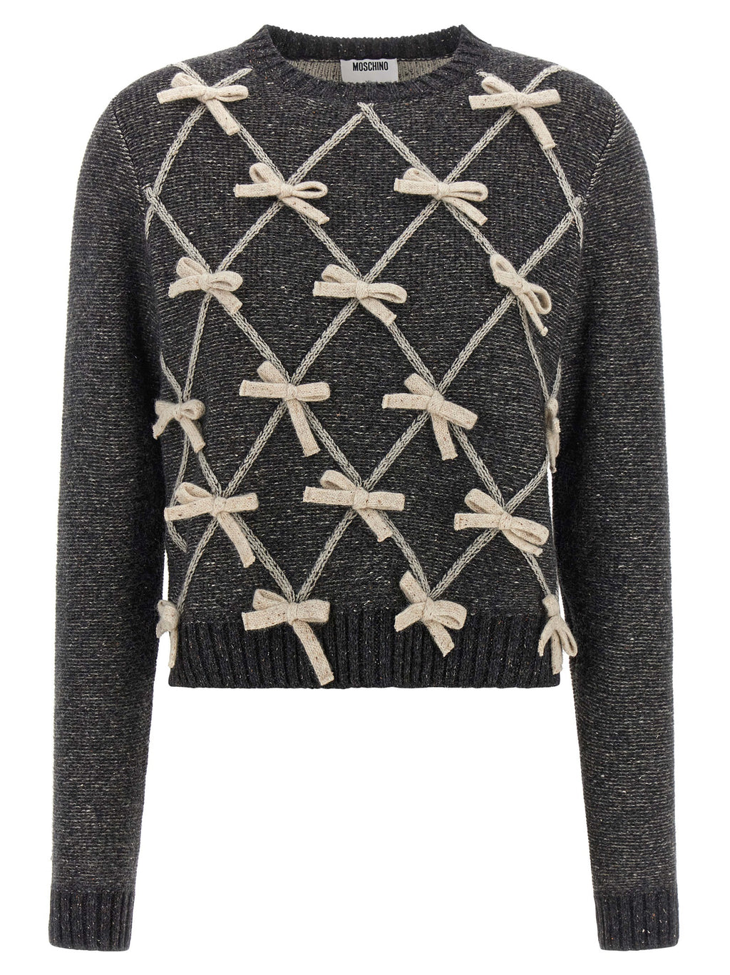 Moschino Grauer Wollcardigan
