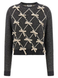 Moschino Grauer Wollcardigan