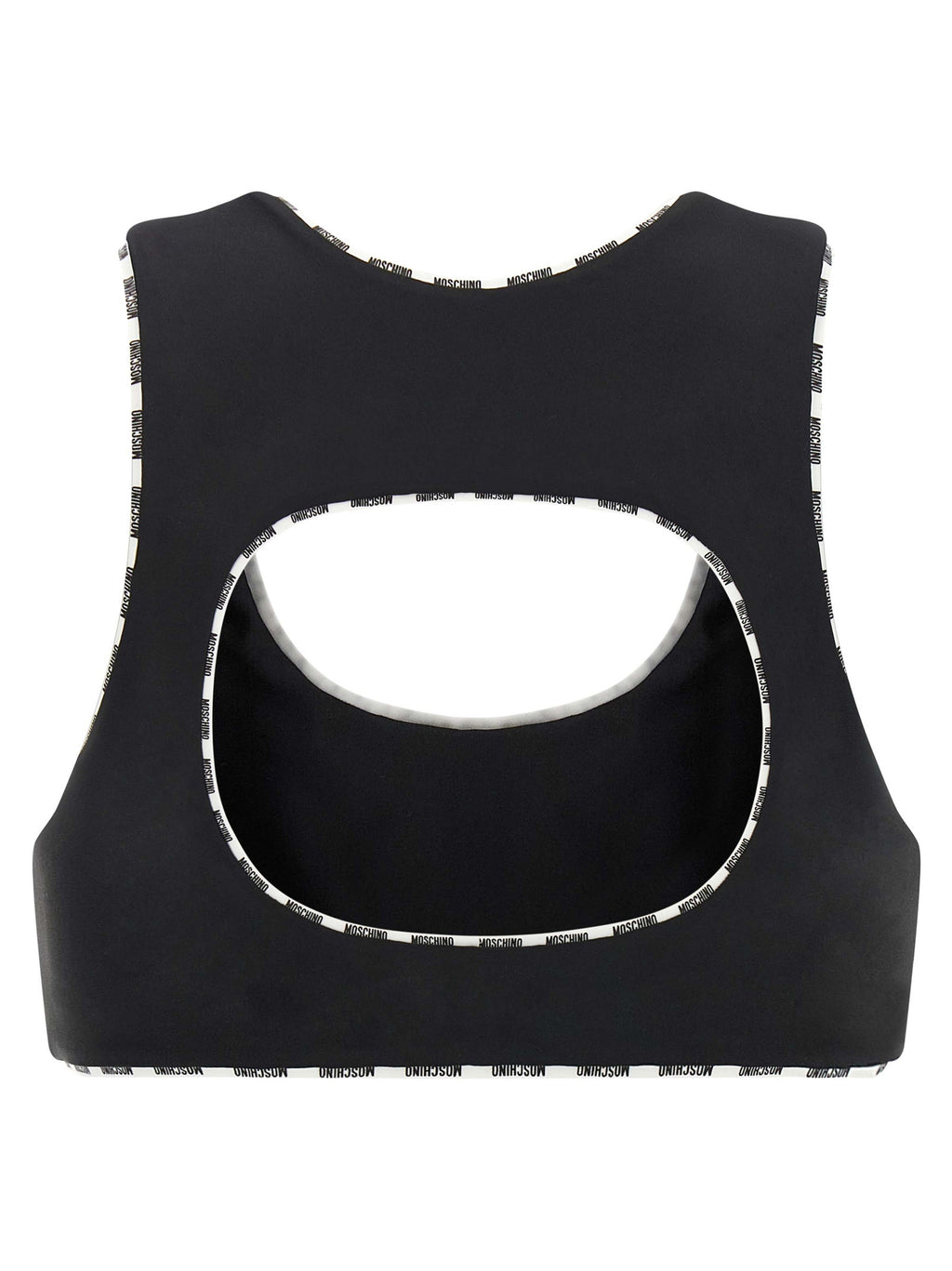 Moschino Sport-BH aus zweifarbigem Polyamid