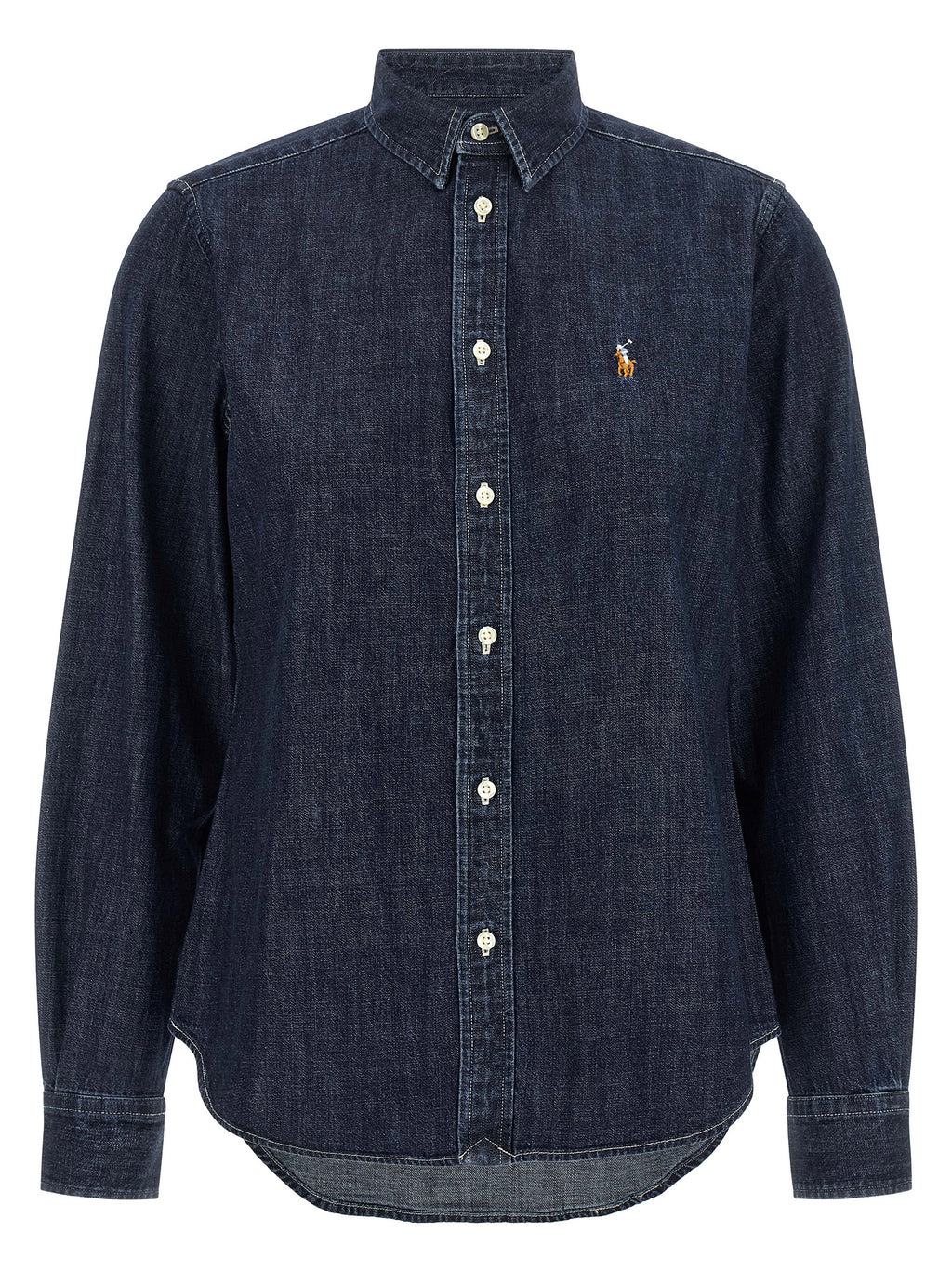 Polo Ralph Lauren Blaue Baumwollbluse