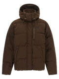 Polo Ralph Lauren Braune Polyester-Jacke in voller Länge