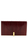 Giuseppe Zanotti Bordeaux Leder Clutch Bag