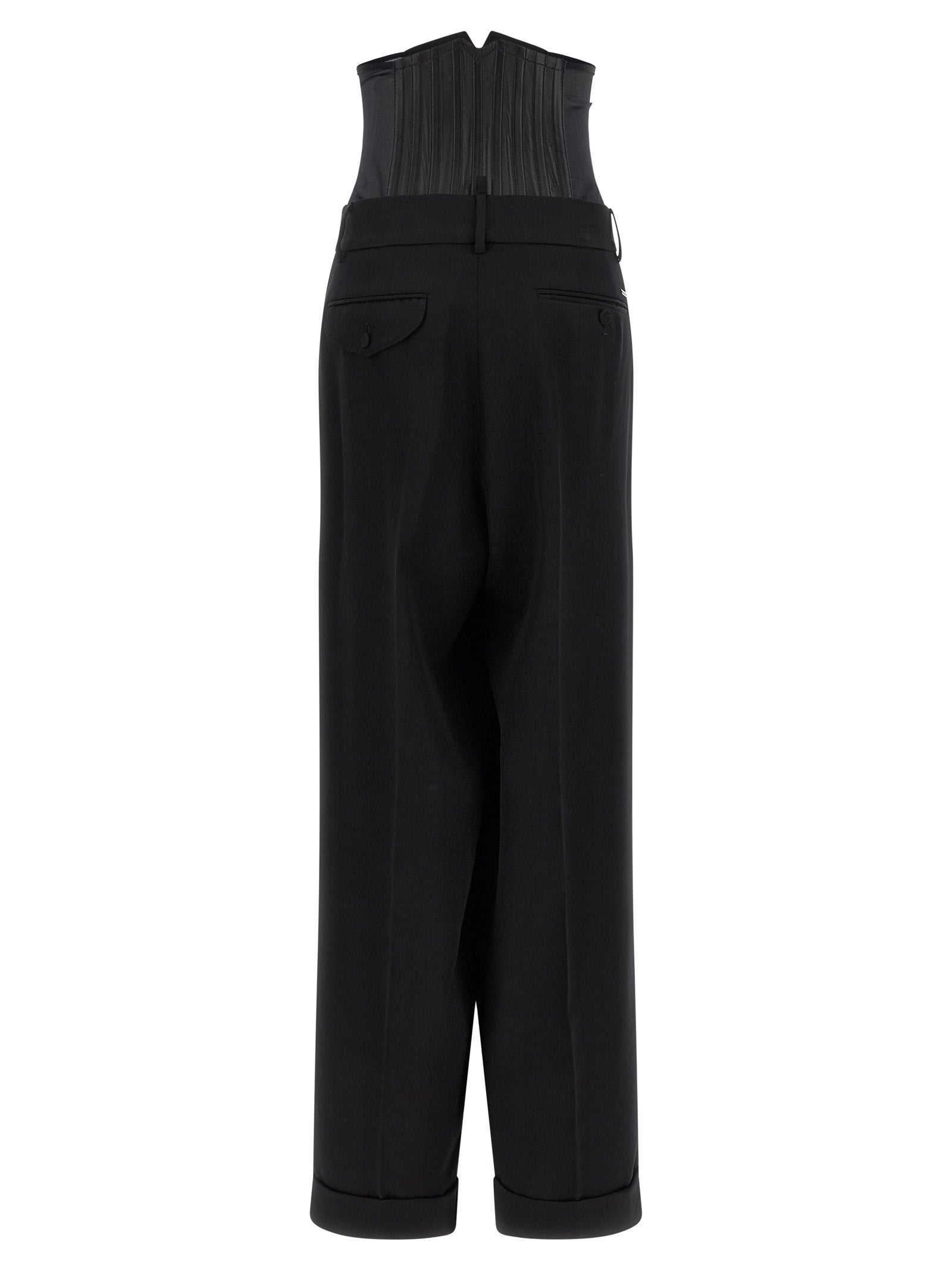 Dsquared² Schwarze Wollhose