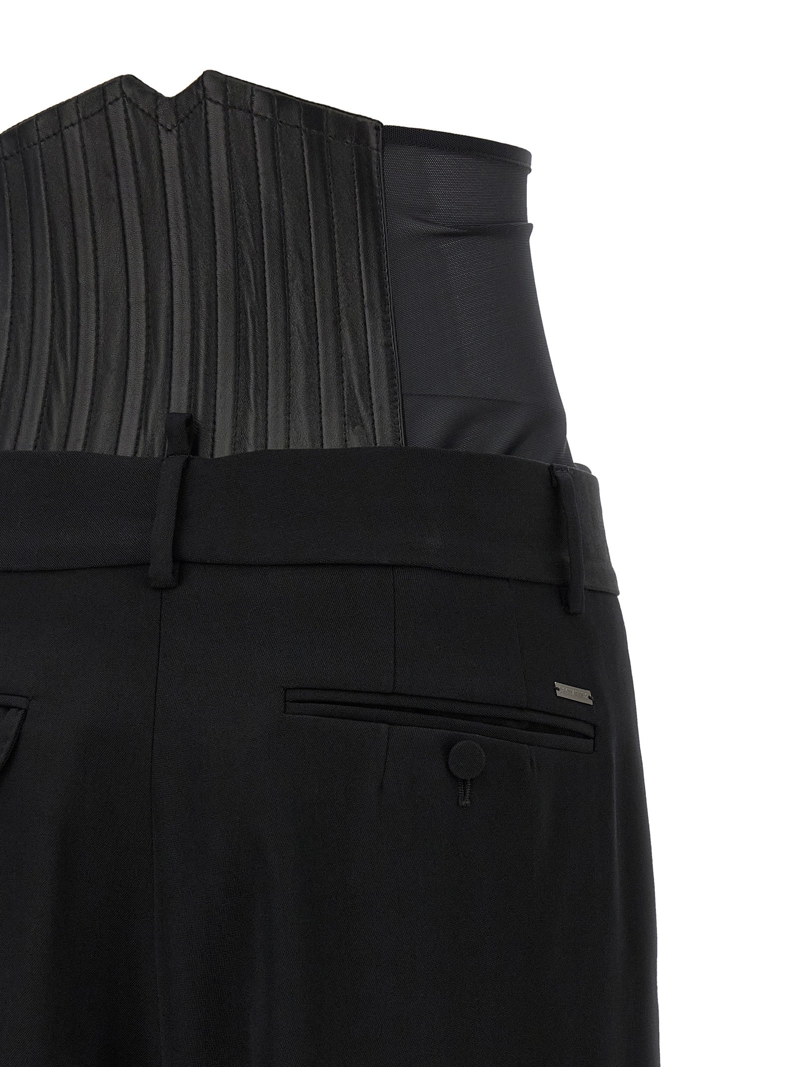 Dsquared² Schwarze Wollhose