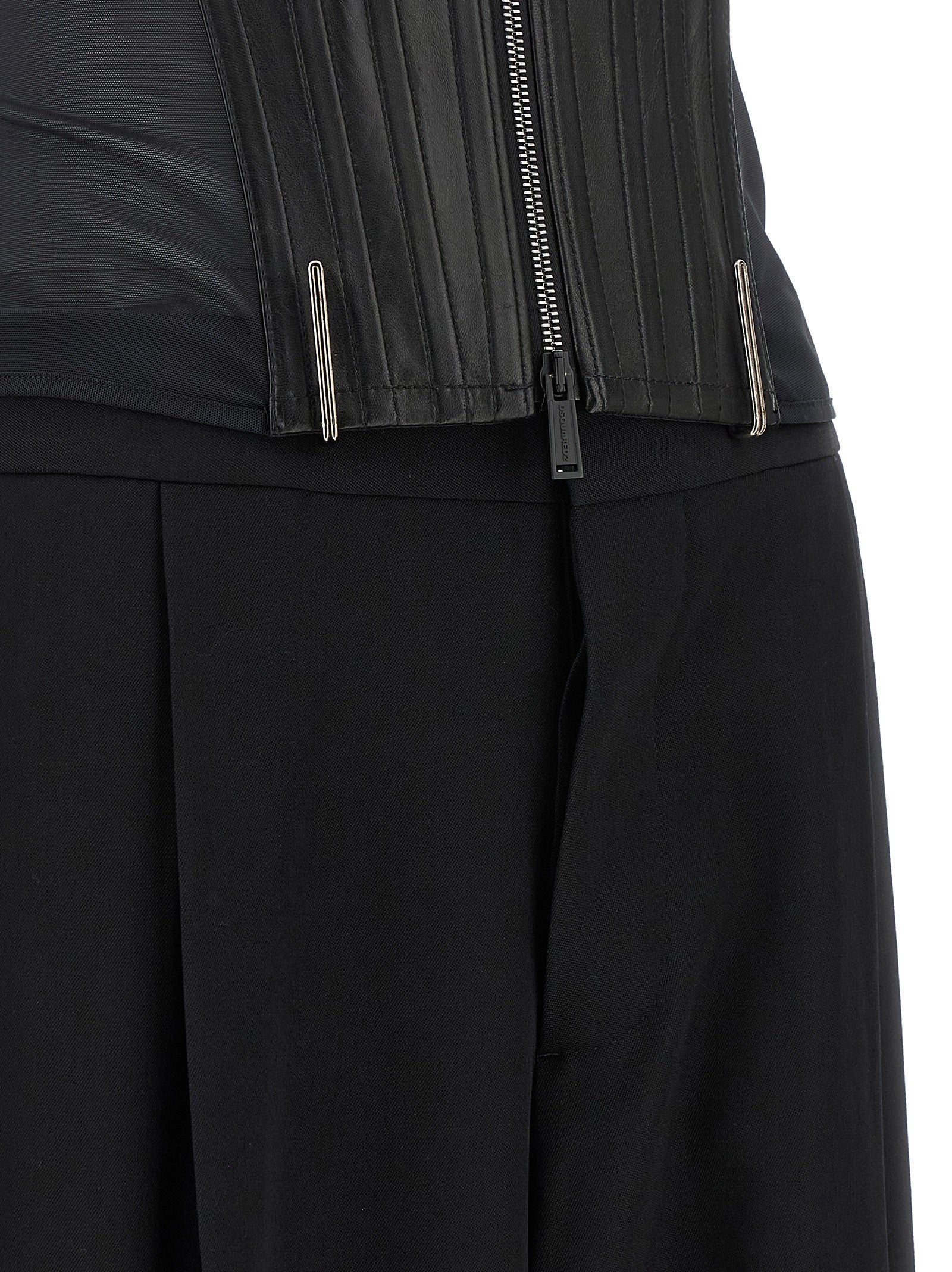 Dsquared² Schwarze Wollhose