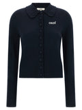 Chloé Blauer Wollcardigan