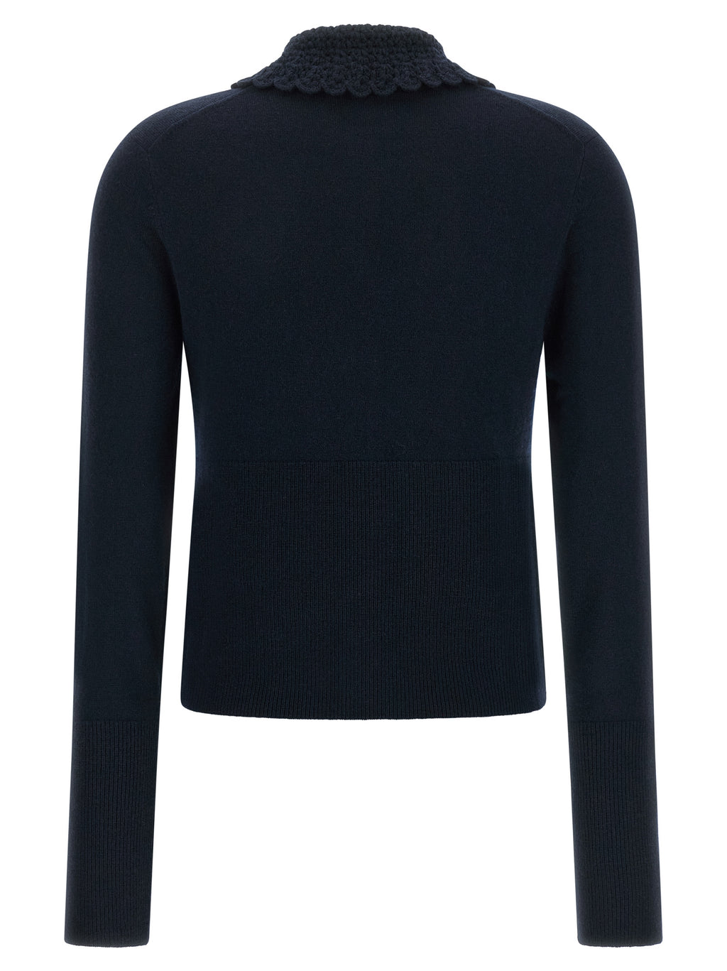 Chloé Blauer Wollcardigan