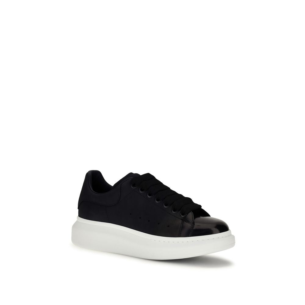 Alexander McQueen Blaue Kalbsleder Bos Taurus Chunky Sneaker
