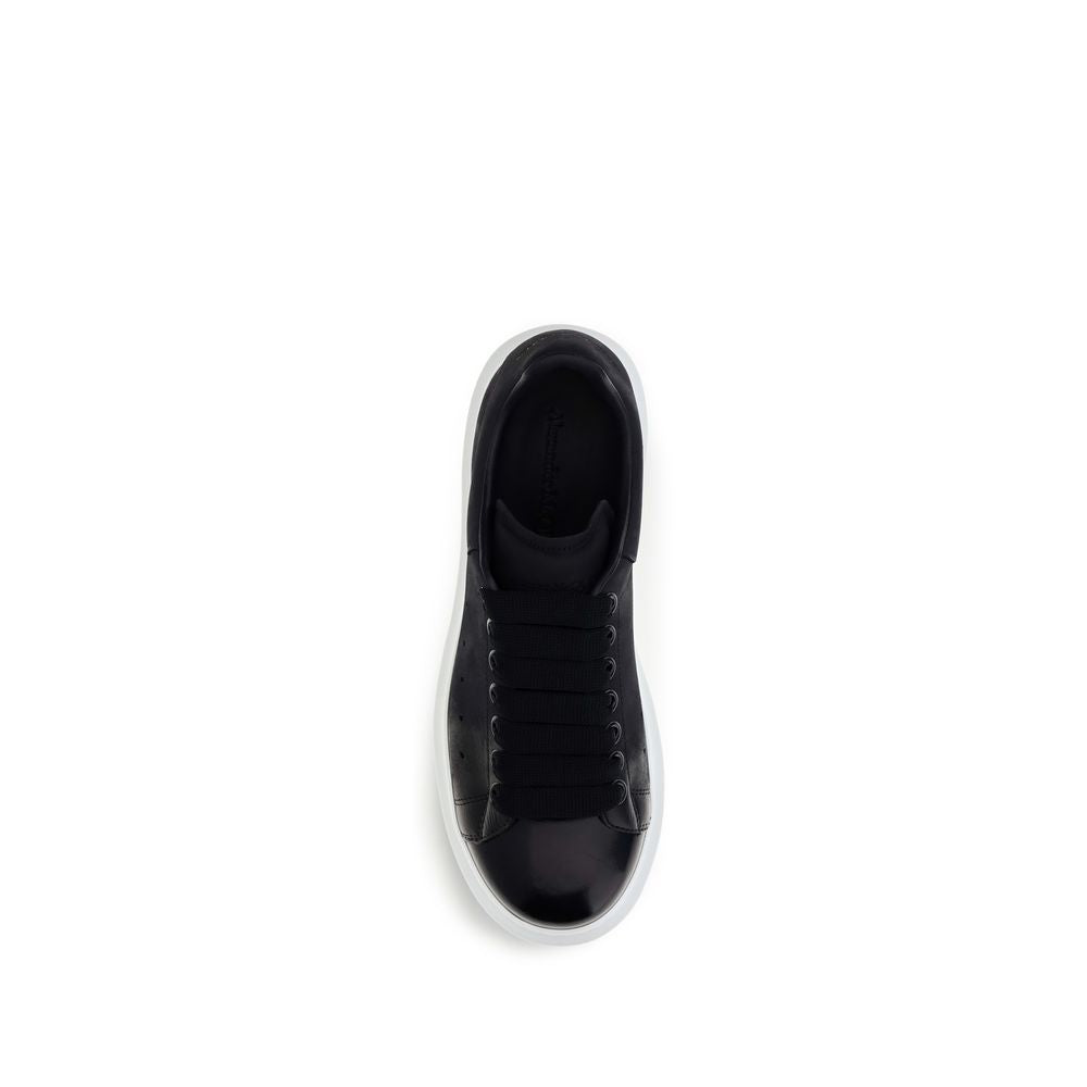 Alexander McQueen Blaue Kalbsleder Bos Taurus Chunky Sneaker