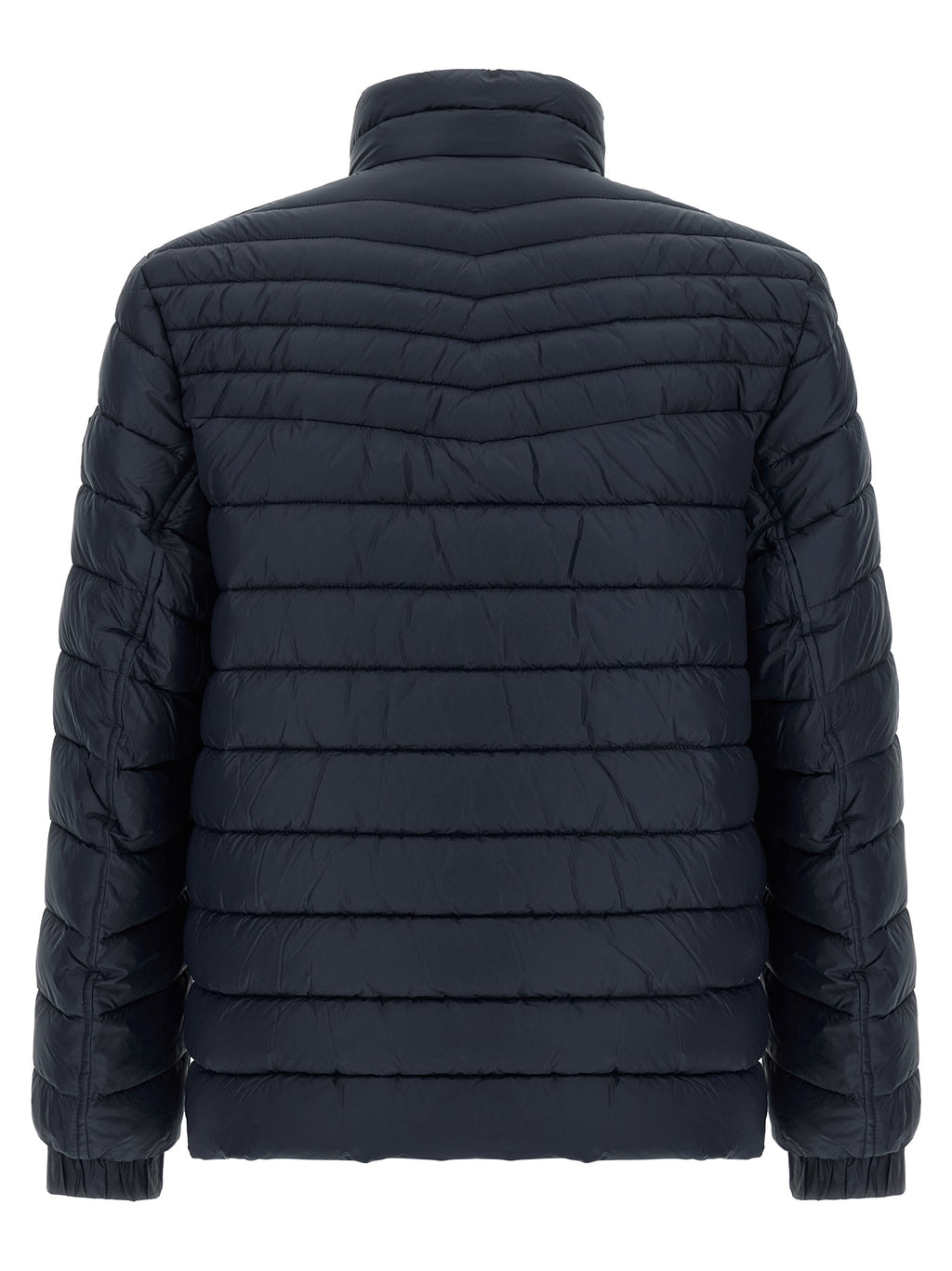 Hugo Boss Blaue Polyamid-Jacke in voller Länge