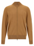 Hugo Boss Brauner Cardigan aus reiner Schurwolle