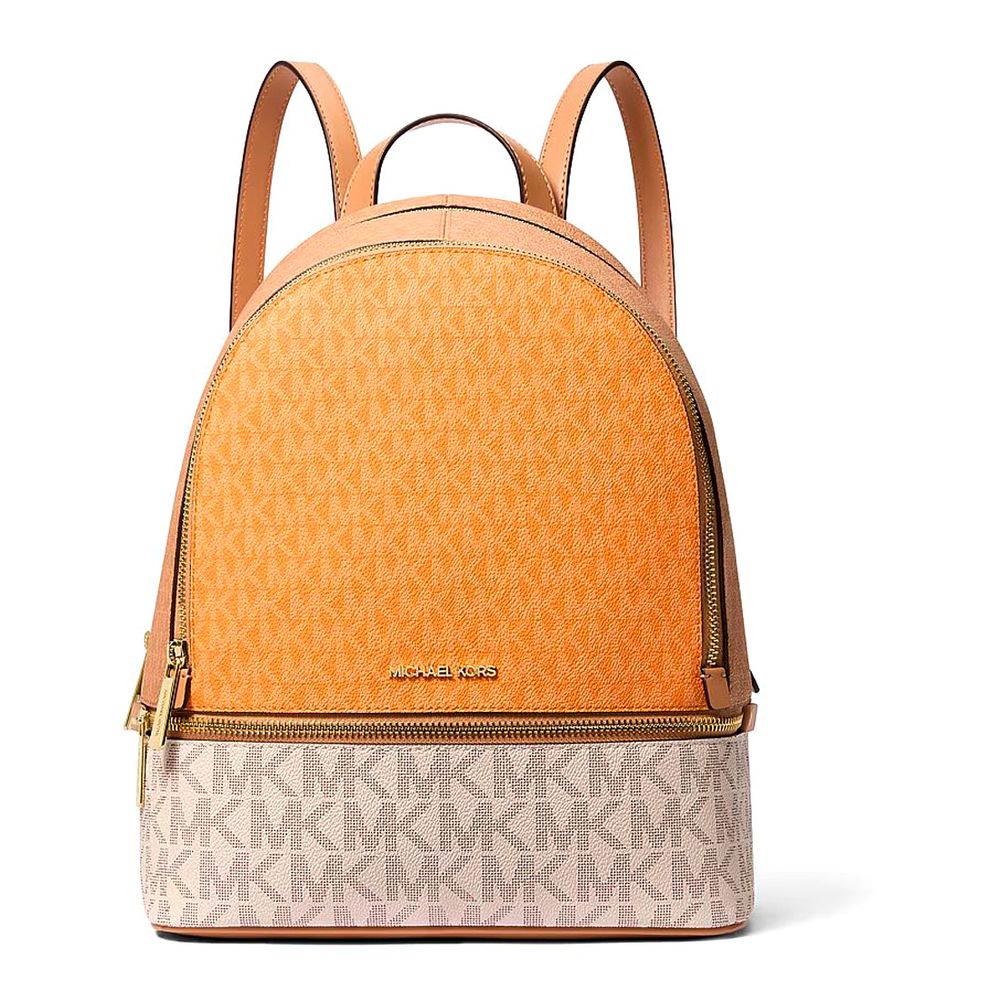 Michael Kors Rucksack aus orangefarbenem Canvas