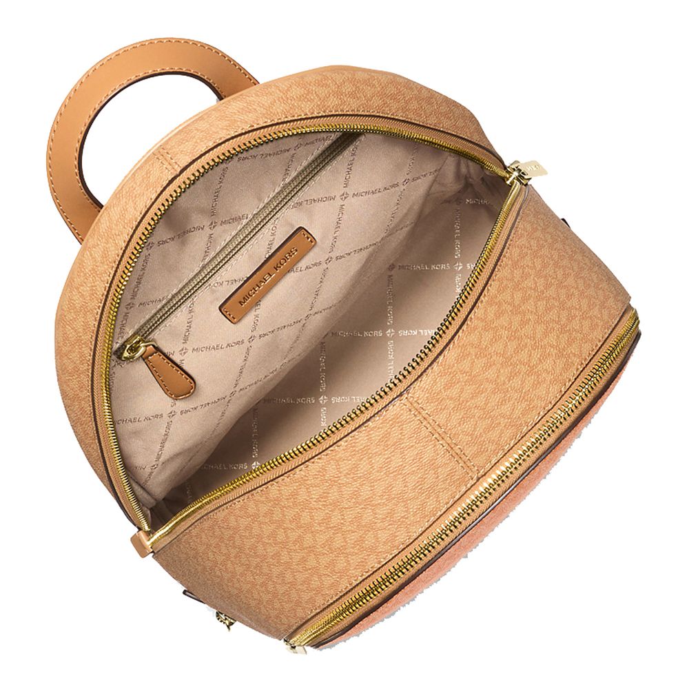 Michael Kors Rucksack aus orangefarbenem Canvas