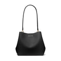 Michael Kors Schwarze Canvas Umhängetasche