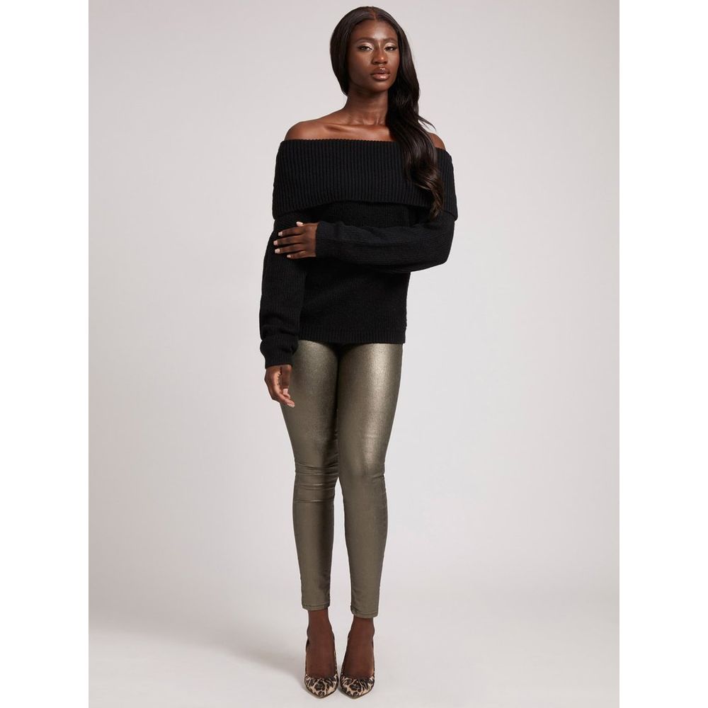 Guess Jeans Schwarzer Polyester-Sweatshirt