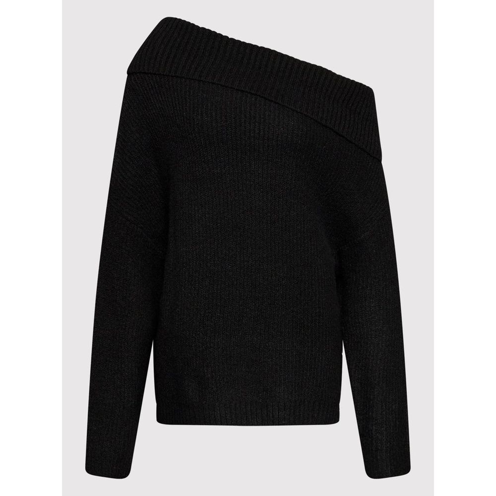 Guess Jeans Schwarzer Polyester-Sweatshirt