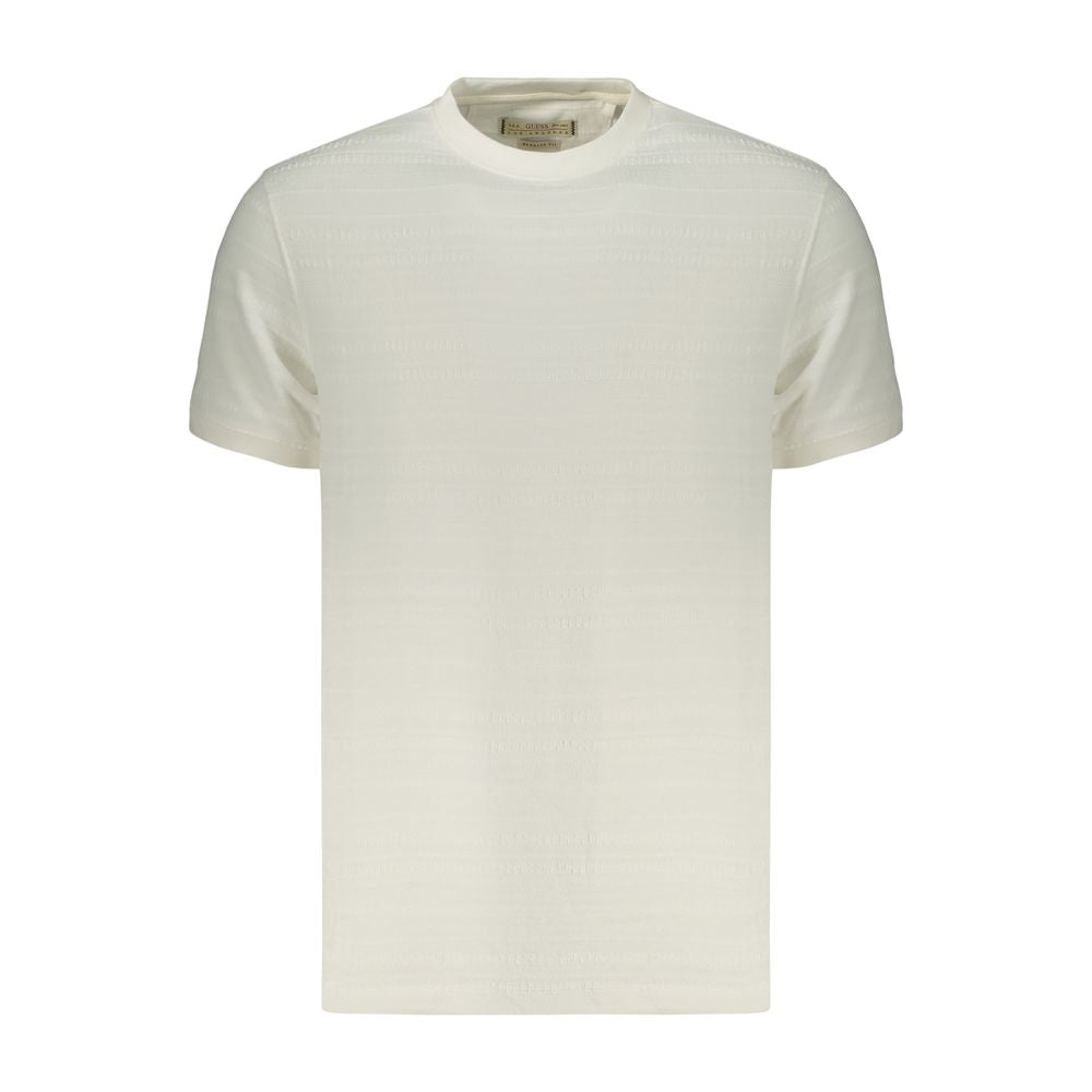 Guess Jeans Bianco Baumwoll-T-Shirt für Herren