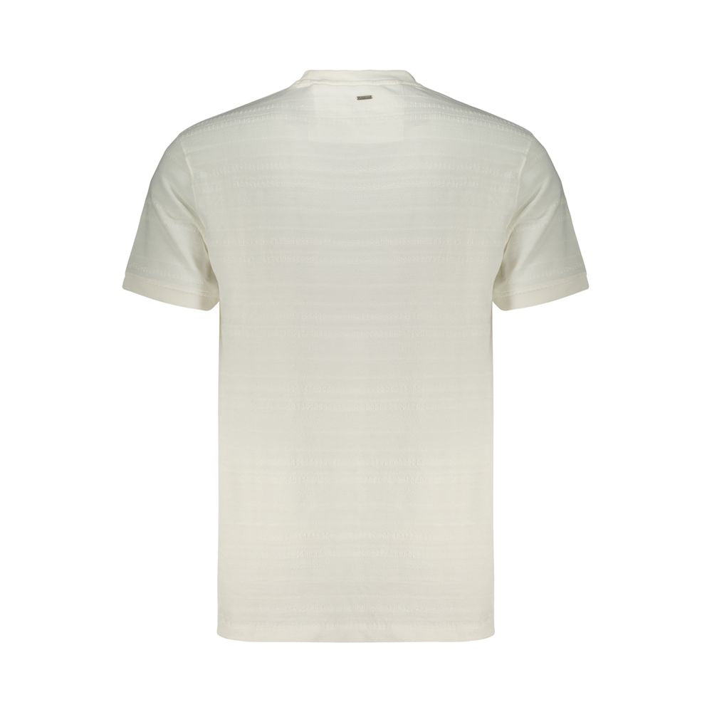 Guess Jeans Bianco Baumwoll-T-Shirt für Herren