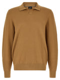 Hugo Boss Braunes Baumwoll-Polohemd