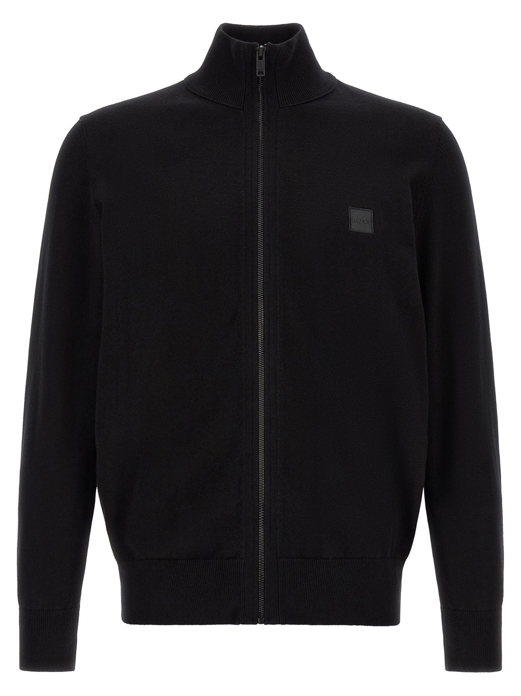 Hugo Boss Schwarzer Baumwollcardigan