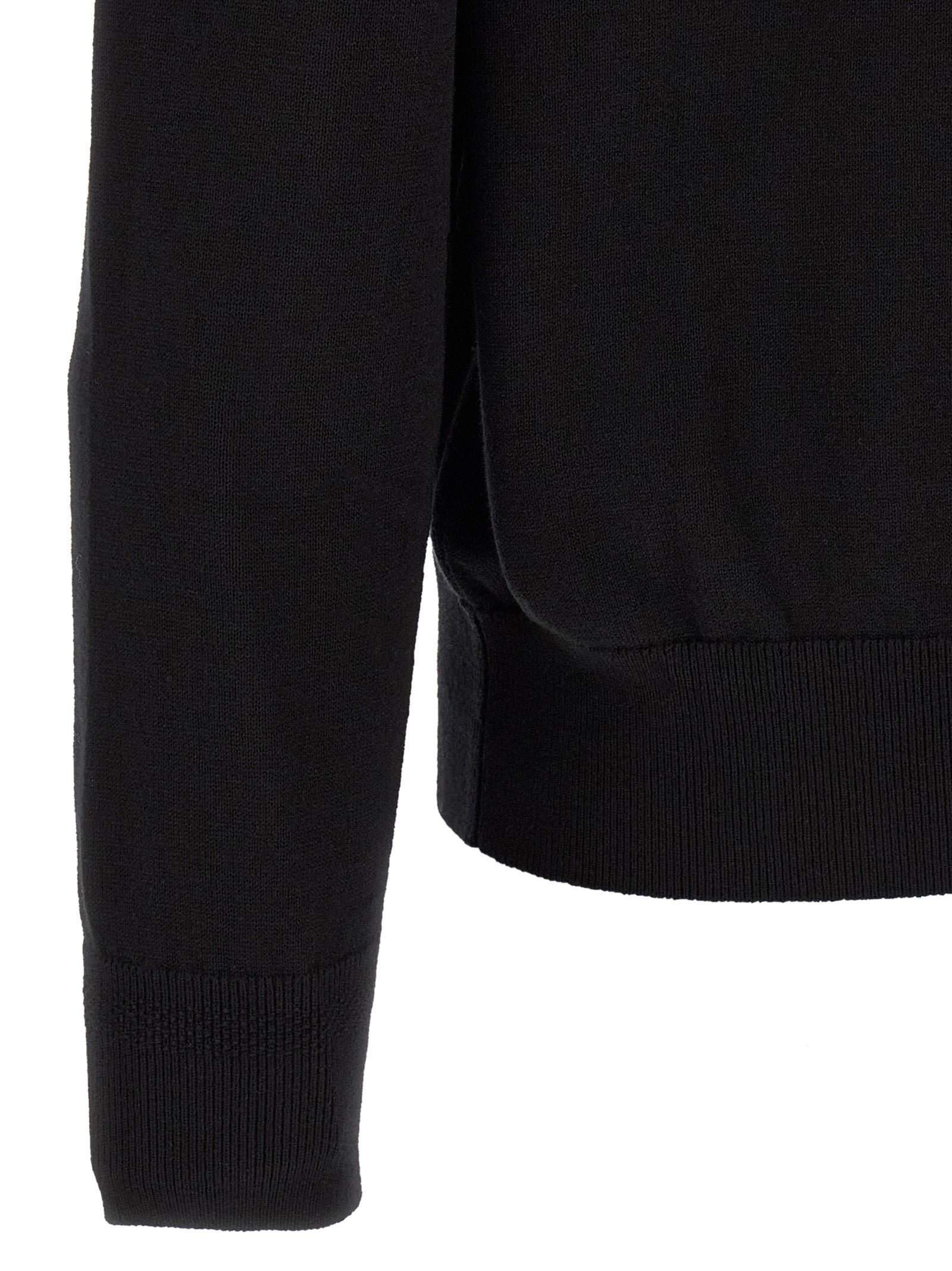 Hugo Boss Schwarzer Baumwollcardigan