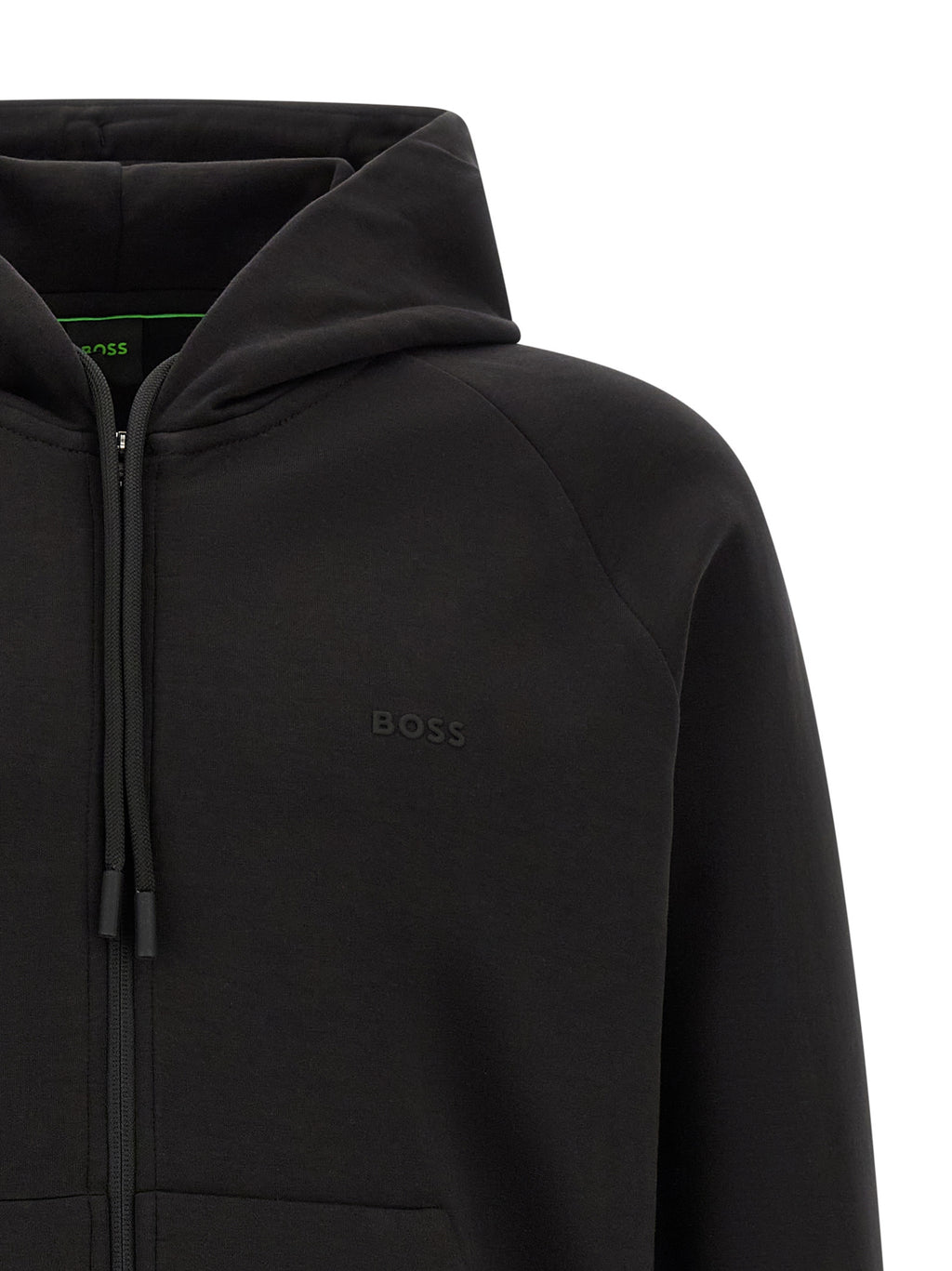 Hugo Boss Schwarzer Baumwoll-Sweatshirt