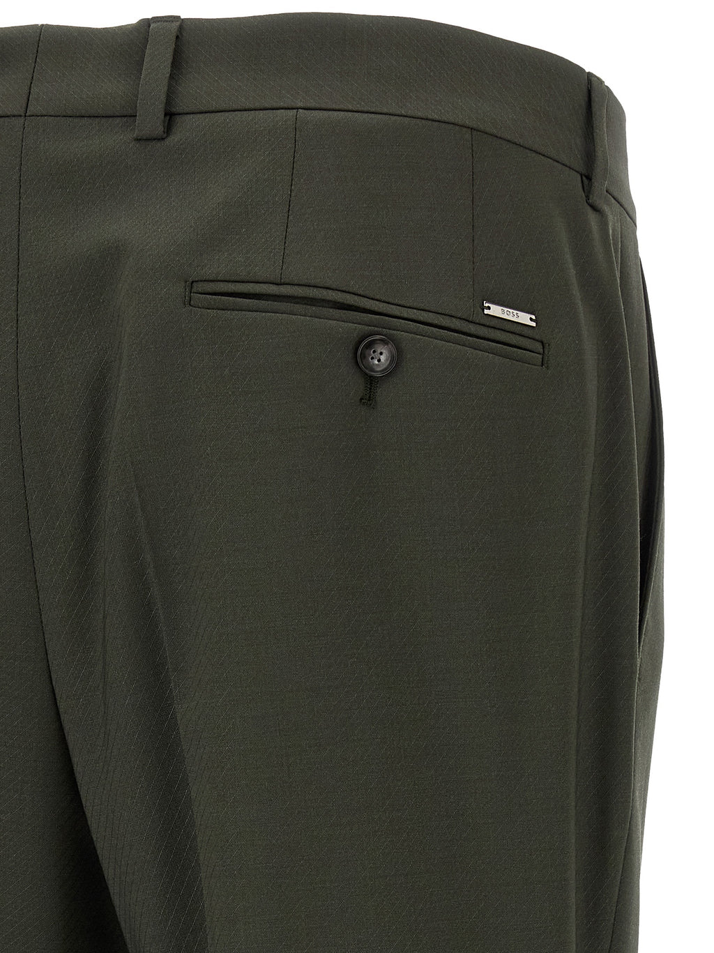 Hugo Boss Zweifarbige Hose aus Schurwolle
