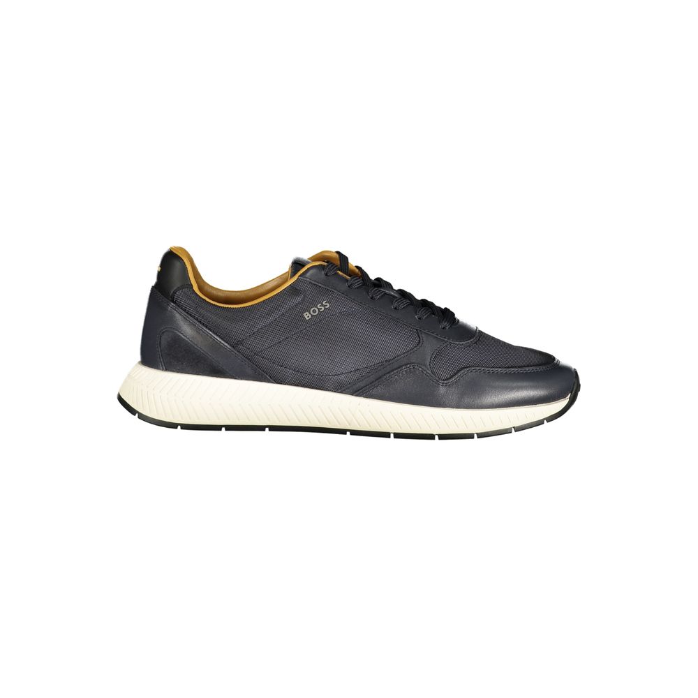 Hugo Boss Blauer Polyester Sneaker