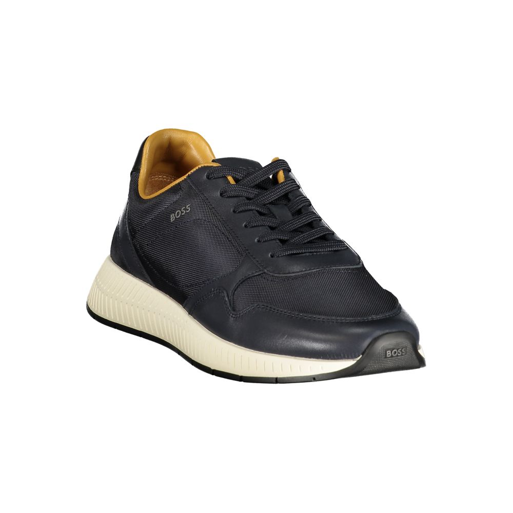 Hugo Boss Blauer Polyester Sneaker