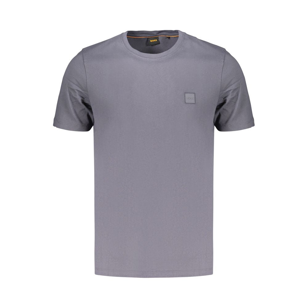 Hugo Boss Blaues Baumwoll-T-Shirt für Herren