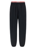 Versace Schwarze Polyamid-Jogginghose (Trainingshose)