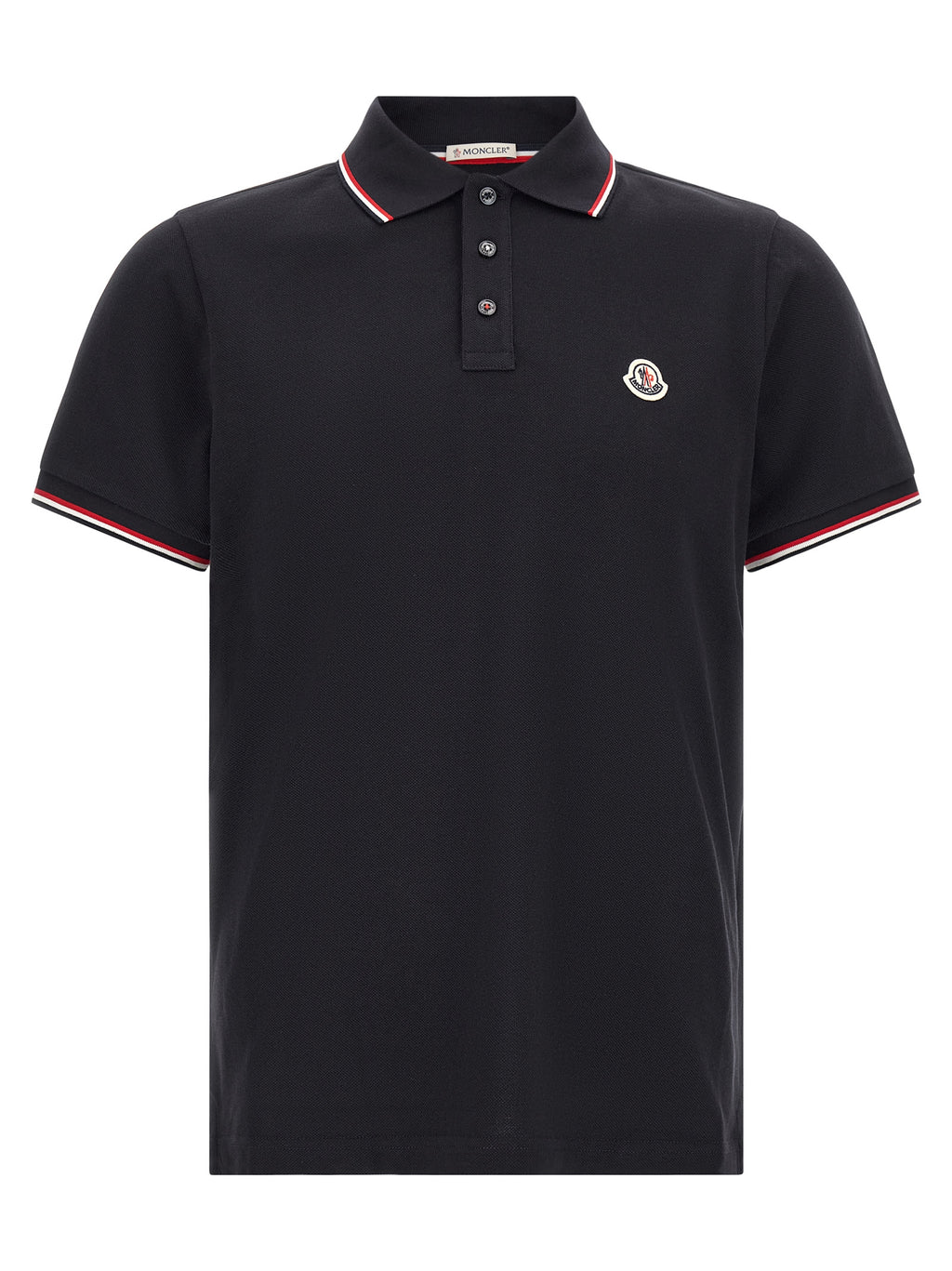 Moncler Blaues Baumwoll-Polohemd