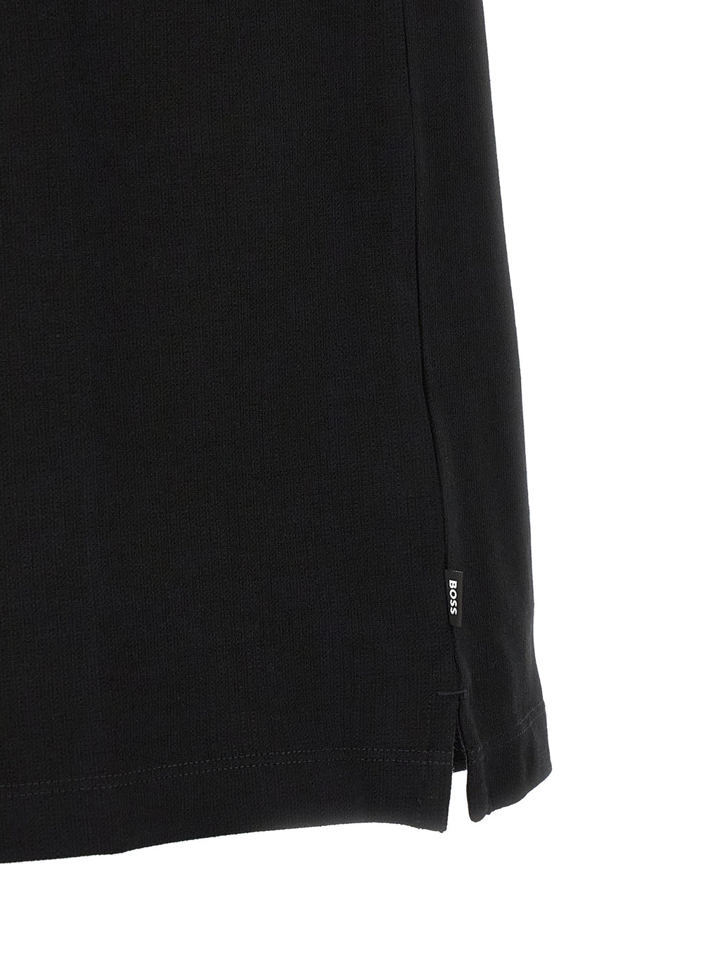 Hugo Boss Schwarzes Baumwoll-Poloshirt