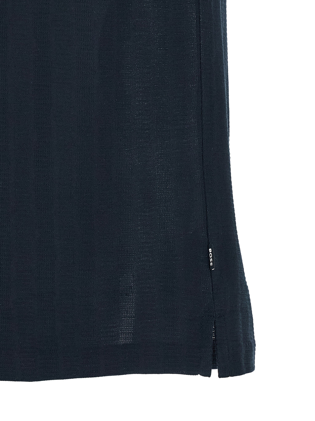 Hugo Boss Blaues Baumwoll-Polohemd