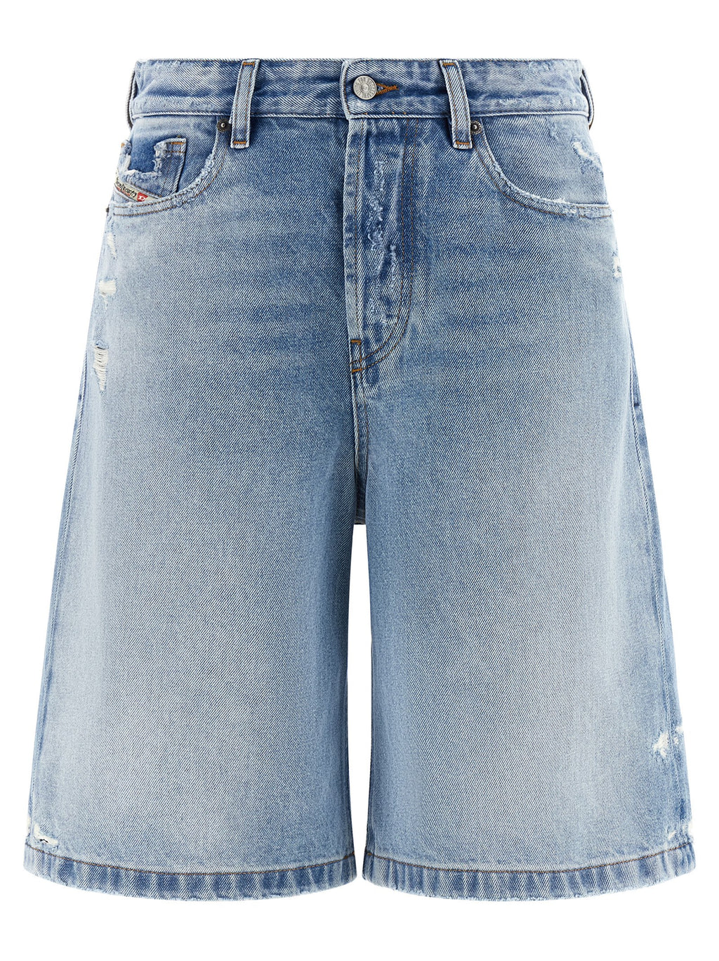 Diesel Blaue Baumwoll-Bermudashorts