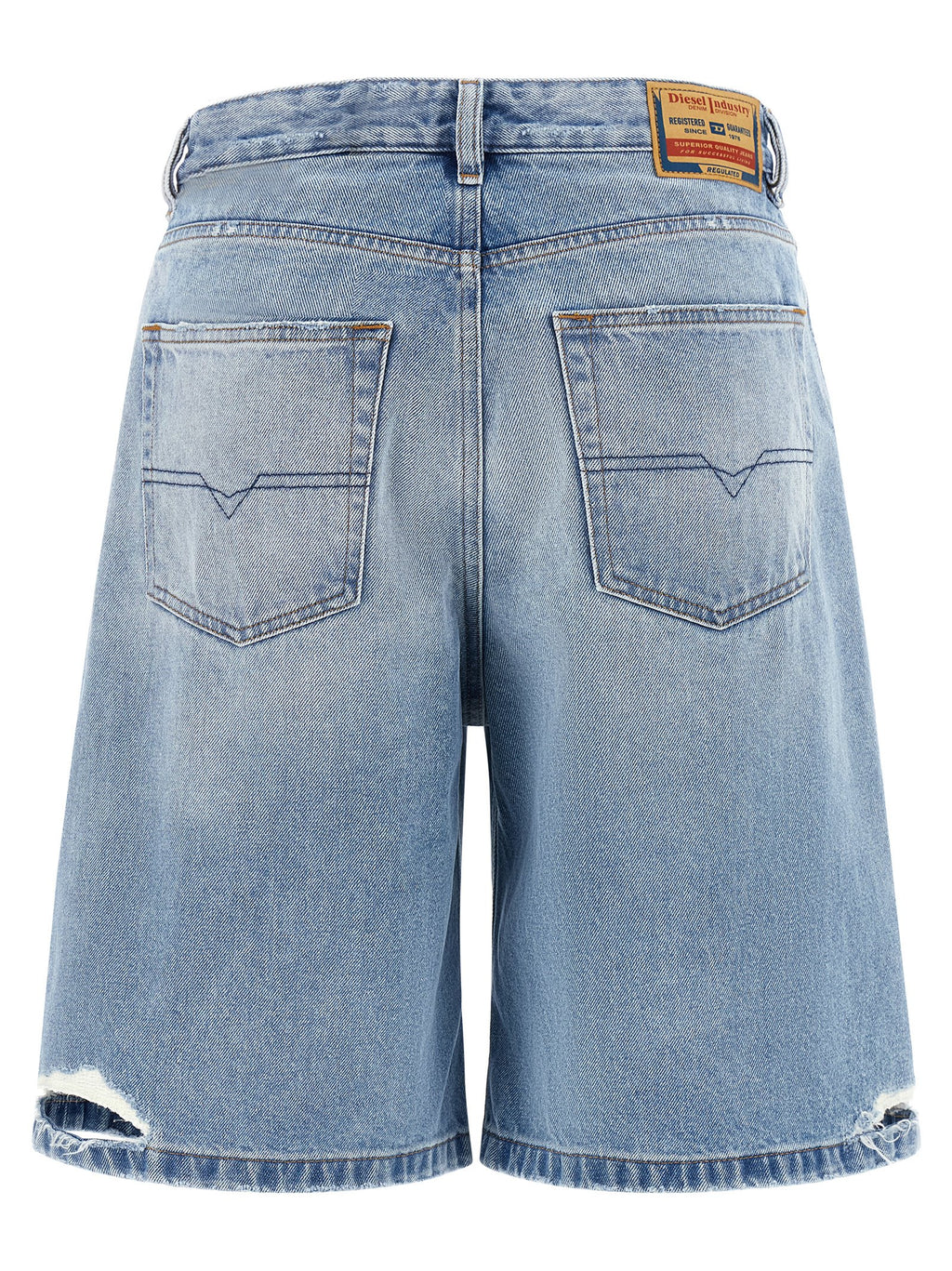 Diesel Blaue Baumwoll-Bermudashorts
