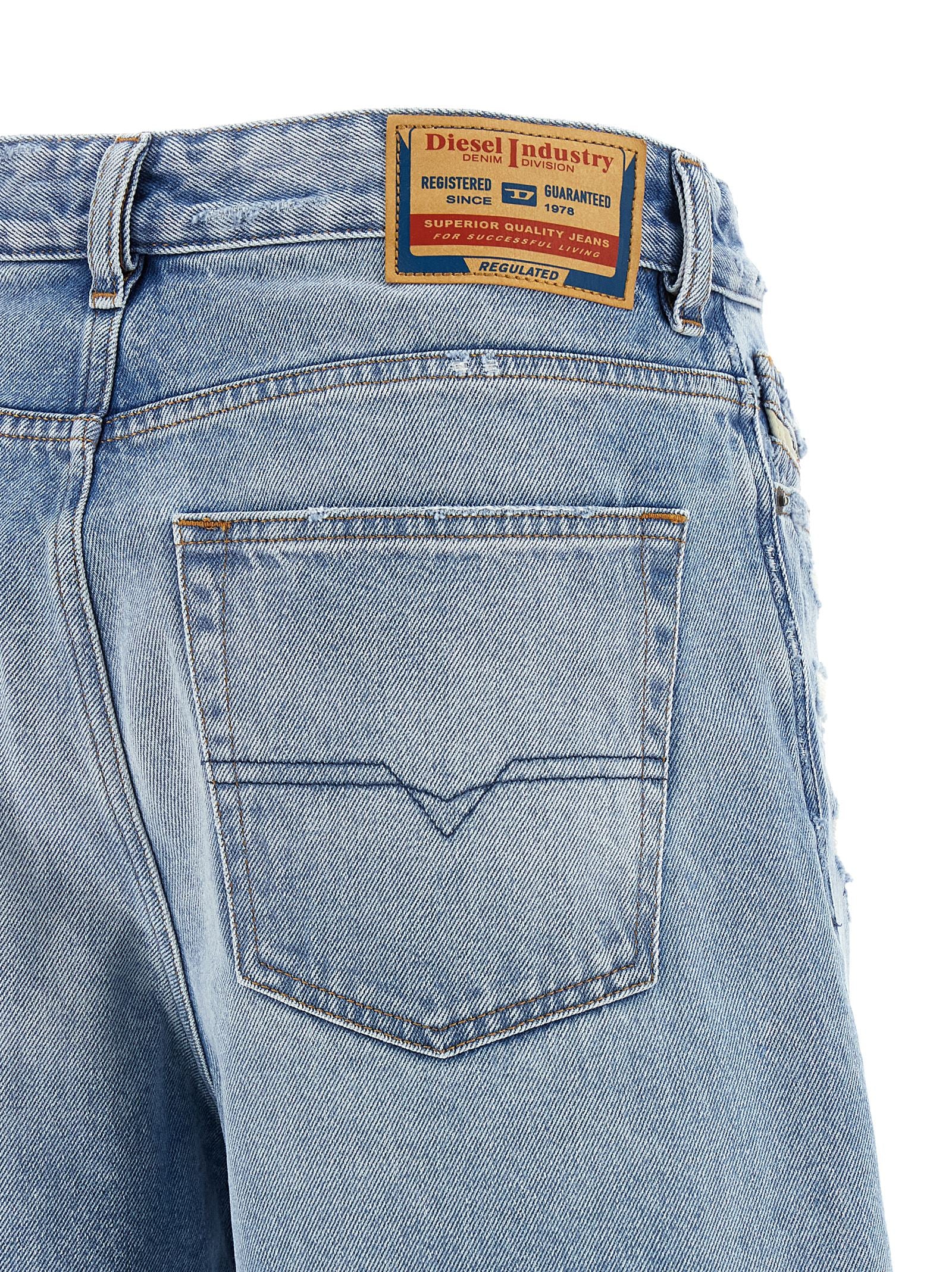 Diesel Blaue Baumwoll-Bermudashorts