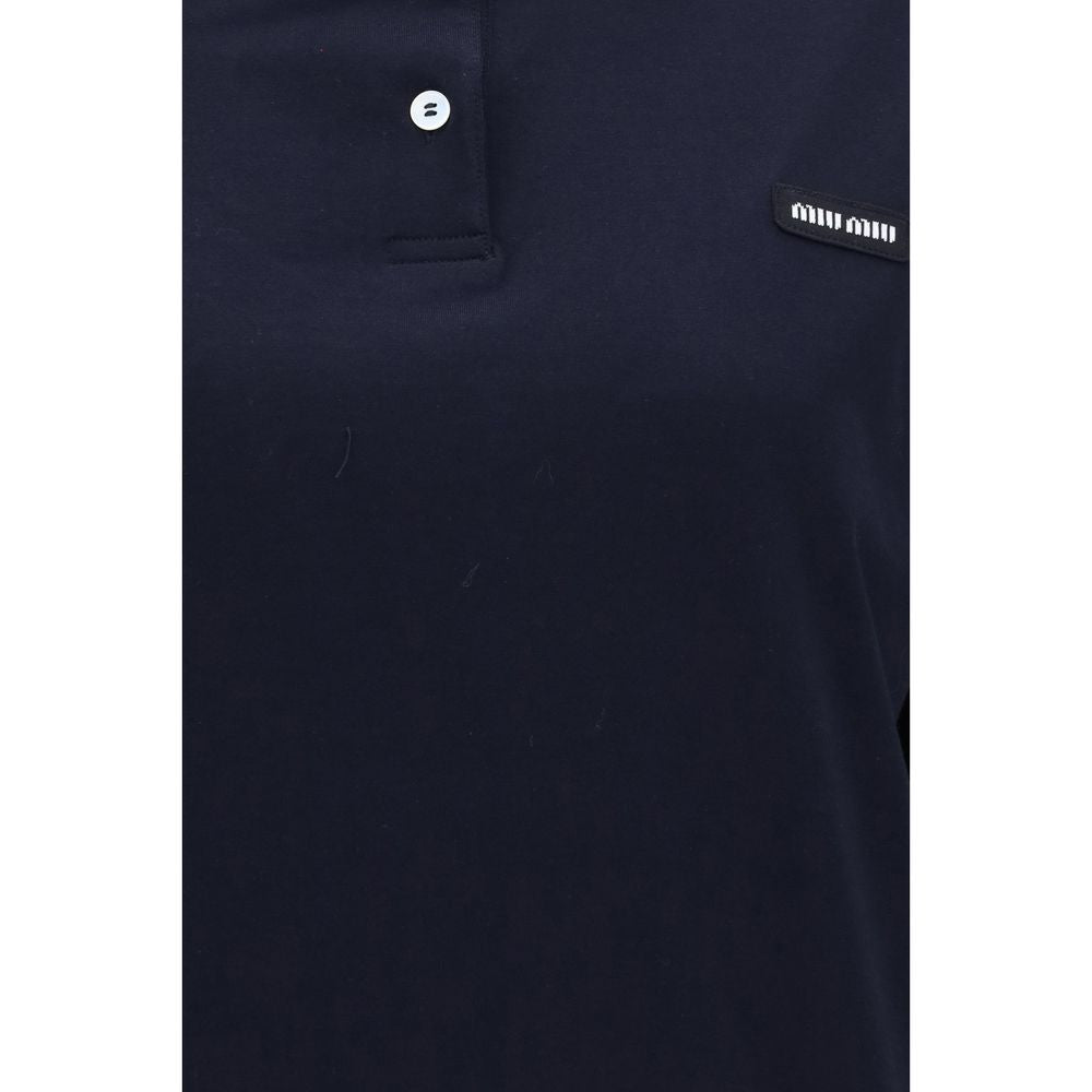 Miu Miu Blauer Baumwoll-Sweatshirt