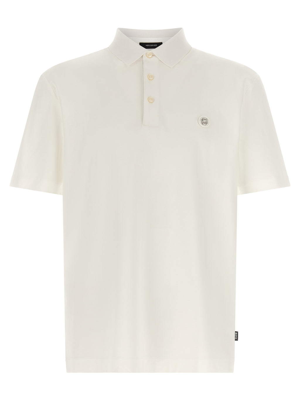 Hugo Boss Weißes Poloshirt aus Baumwolle