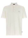 Hugo Boss Weißes Poloshirt aus Baumwolle
