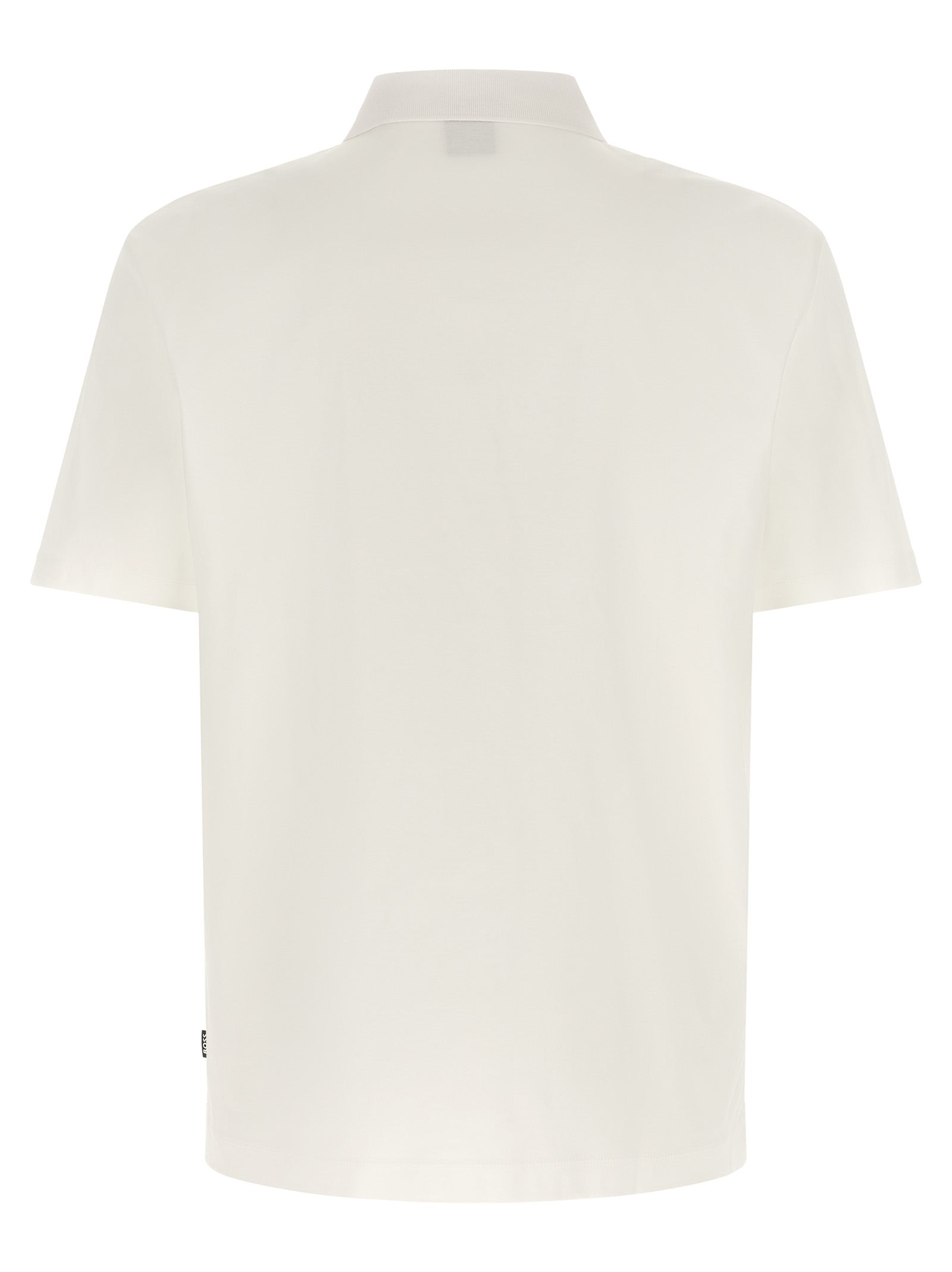 Hugo Boss Weißes Poloshirt aus Baumwolle