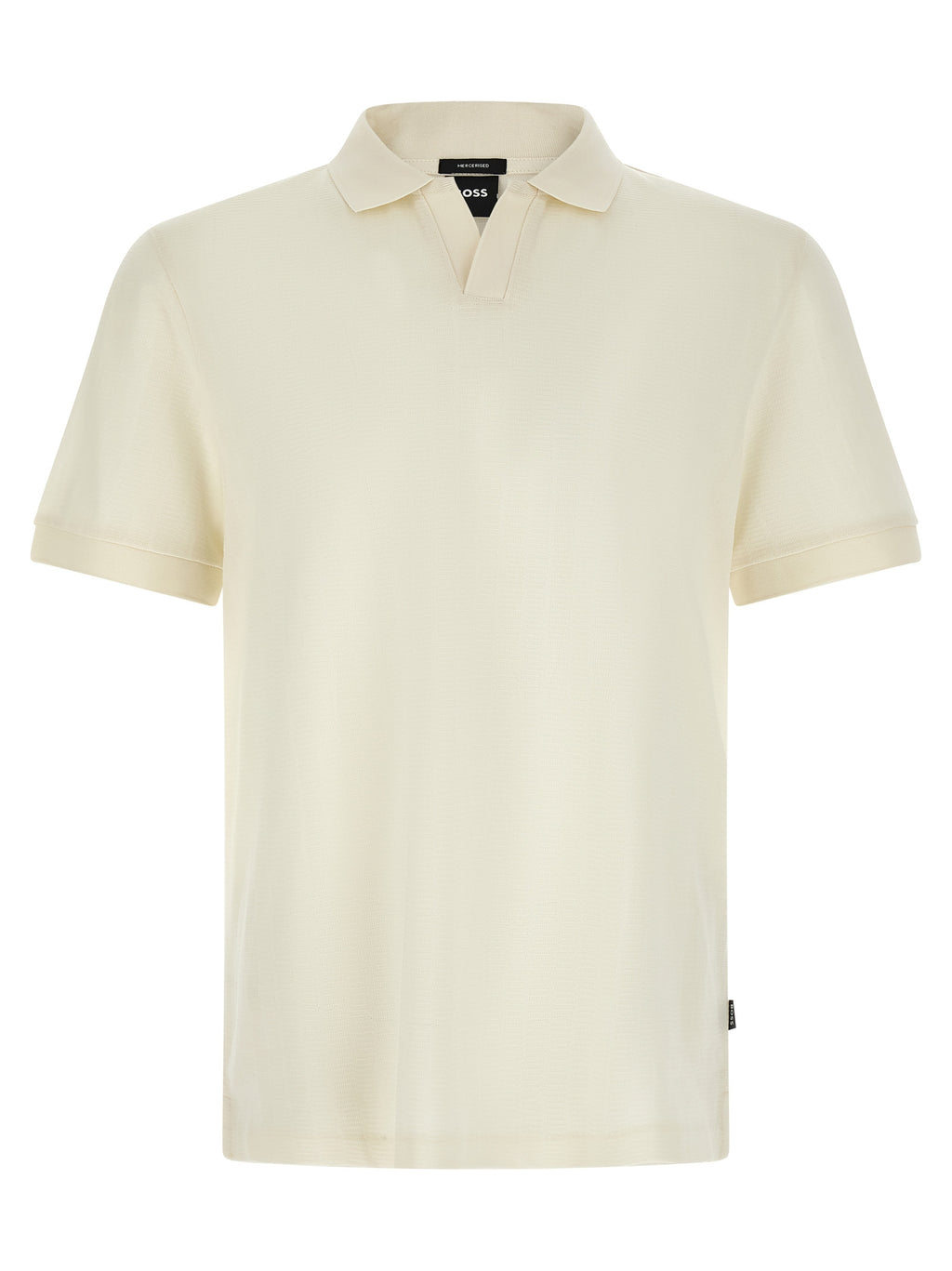 Hugo Boss Weißes Poloshirt aus Baumwolle