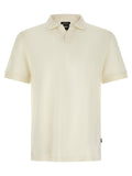 Hugo Boss Weißes Poloshirt aus Baumwolle