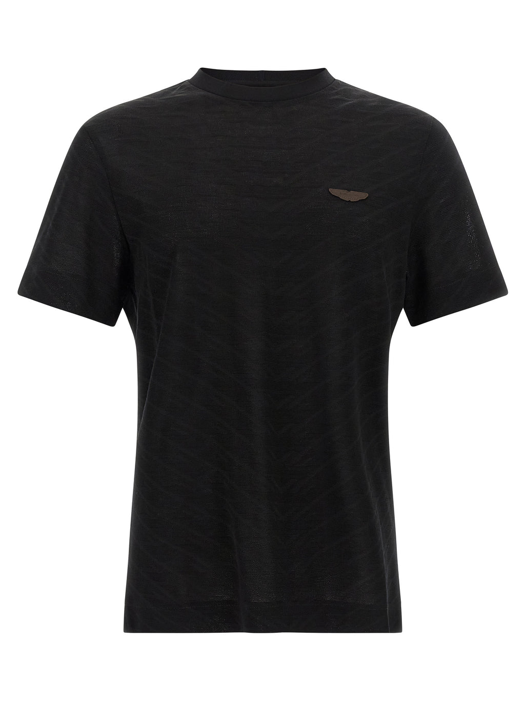 Hugo Boss Schwarzes Baumwoll-T-Shirt