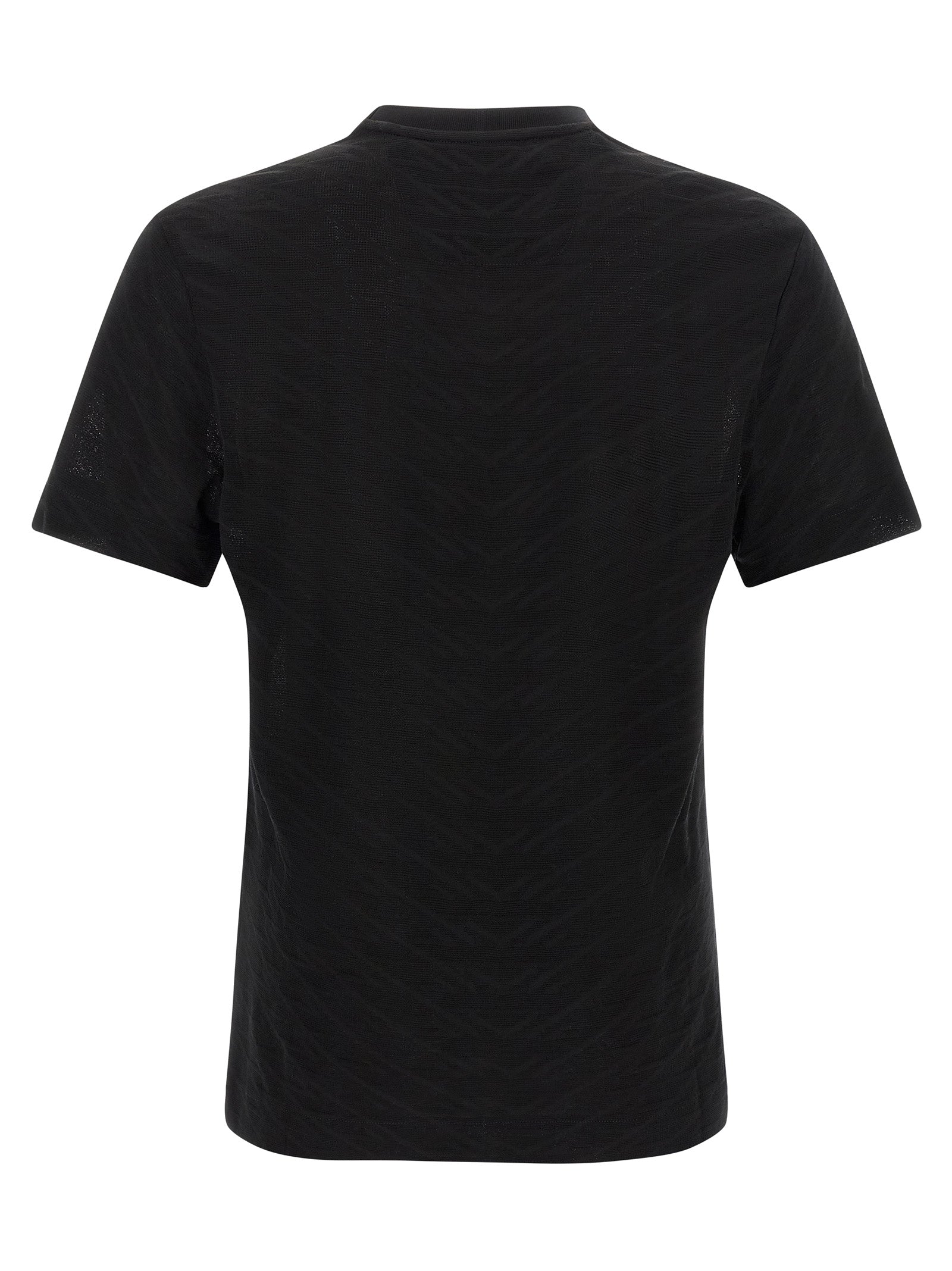 Hugo Boss Schwarzes Baumwoll-T-Shirt