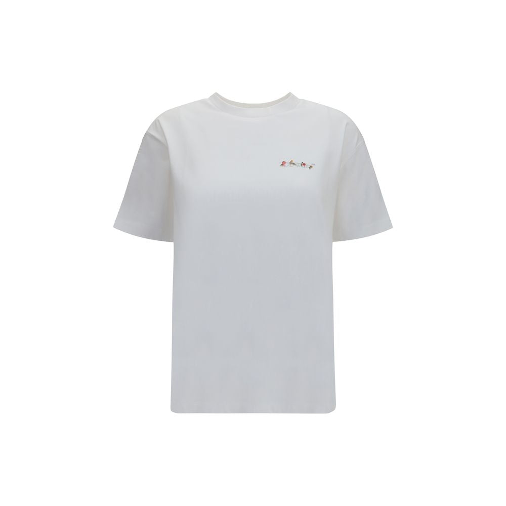 Off-White Weißes Baumwoll-T-Shirt