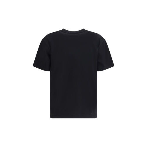 Ami Paris Schwarzes Baumwoll-T-Shirt