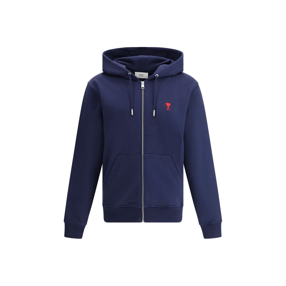 Ami Paris Blauer Baumwoll-Sweatshirt