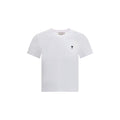 Ami Paris Weißes Baumwoll-T-Shirt