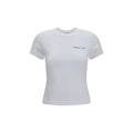 Off-White Weißes Baumwoll-T-Shirt
